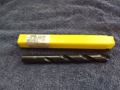 21/32&#034; STRAIGHT SHANK DRILL  lathe milling Jobber LENGTH MORSE 11498