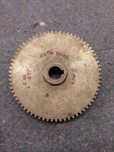 Lathe Gear Change 69T 20 Mm Bore 2 Mod.