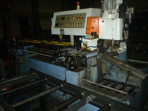 Soco vertical slide automatic cold saw, model hvs-400fa-dr for sale