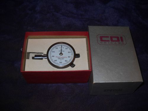 CDI Magnetic Dial Indicator..No Base...001&#034; &amp; .250 Range..W/Box