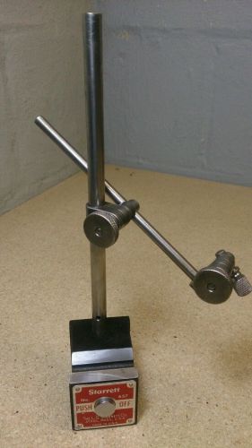 Starrett No. 657 magnetic base indicator holder