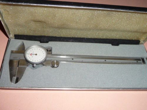 Enco Vintage Dial Gear Vernier 6&#034; Caliper, Hardened St.Steel, beautiful Md Japan