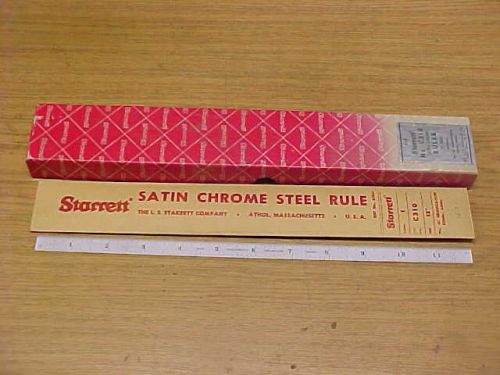 STARRETT C310-12 STEEL RULE, 10R Grad.