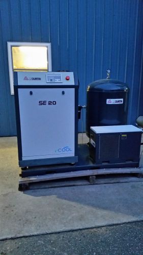 Curtis se 20 rotary screw air compressor for sale