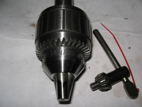 Jacobs # 14n super drill chuck/key,mt3 arbor,jt3 mount, 0-1/2&#034; capacity,re for sale