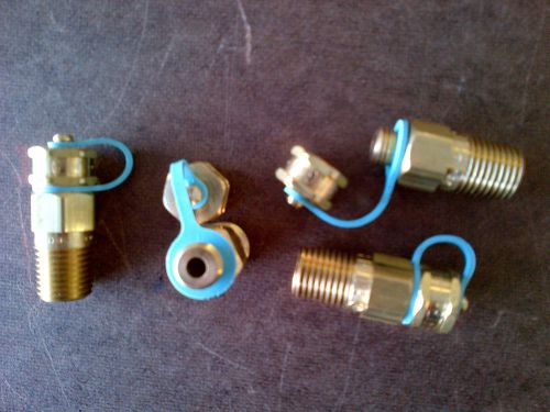 4 - pete&#039;s plug 1/4&#034; test plugs-liquid/air/gas test pressure/temperature-new (4) for sale