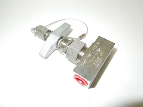 DMT MPL2525A 1/4&#034; GAGE VALVE NPT CONNECTION 6000 PSI SS-SPL.BNT          &lt;257NW