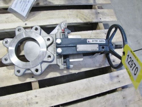 Used 4&#034; fabri-valve c45 ductile iron knife gate valve for sale