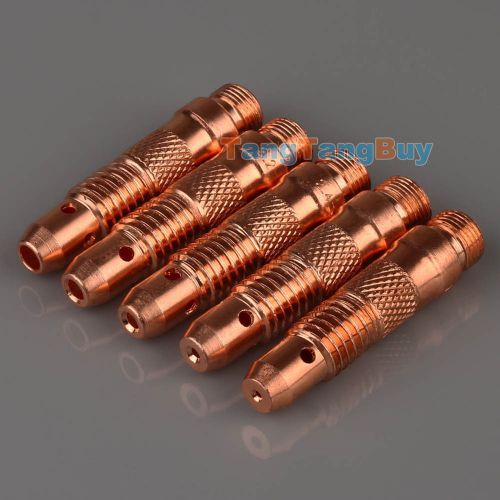 New pack 5pcs tig welding torch collet body 10n30, 31, 32, 28 fits wp17,18 &amp; 26 for sale
