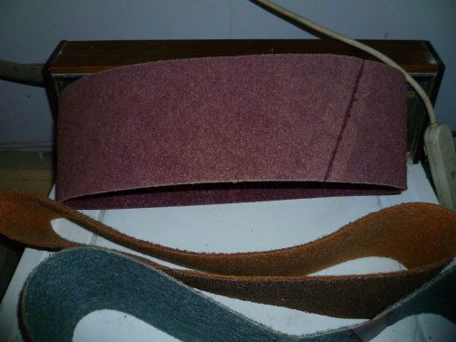 3 delta rockwell sander  finisher  belt s,.. 6x48 belts, sanding and abrasive