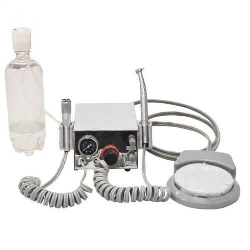 New portable dental turbine unit handpiece compressor 4h with bottle for sale