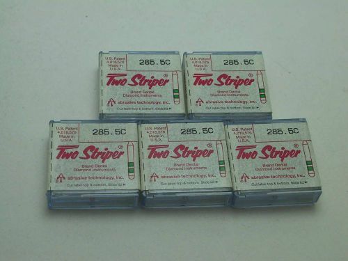 Espe premier dental two striper diamond burs 285.5c 5/pack football shape for sale