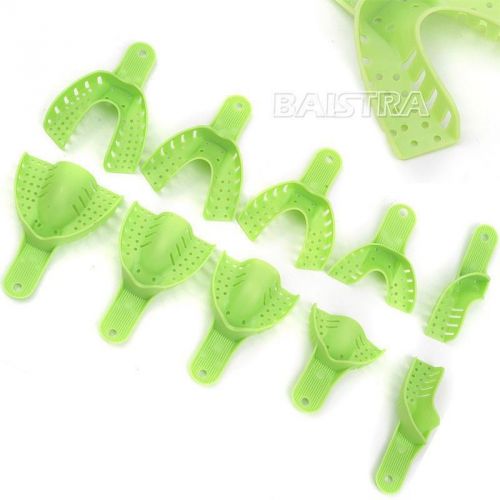 Dental Orthodontics Supply Impression Trays Autoclavable Central 10pcs/Set SALE