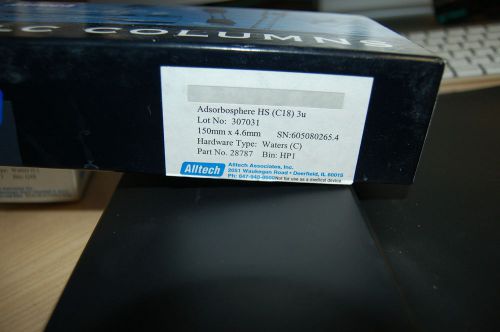 New HPLC column Alltex Adsorbosphere HS (C18)  3 um 4.6 x 150 mm  Part No. 28787