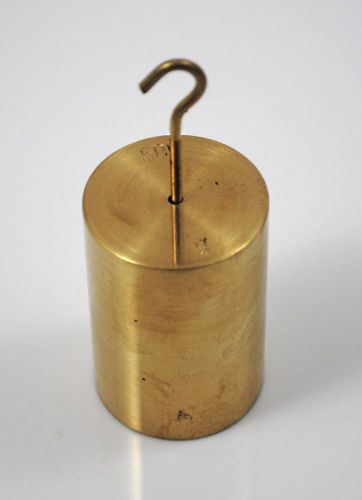 Brass single hook mass calibration weight 500g for sale