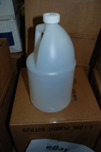 8 x 1 Gallon Plastic Jugs with cap