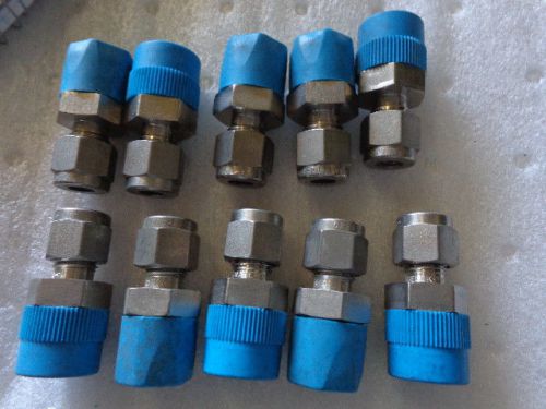 (10) NEW SWAGELOK  1/4&#034; TUBE X 3/8&#034; MALE UNION  FITTINGS