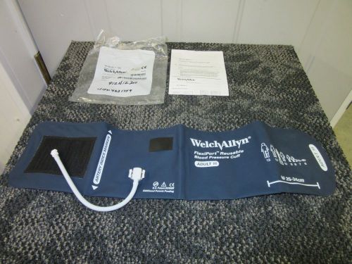 WELCH ALLYN FLEXIPORT BLOOD PRESSURE CUFF ARM ADULT SIZE 11 REUSE-11-1MQ NEW