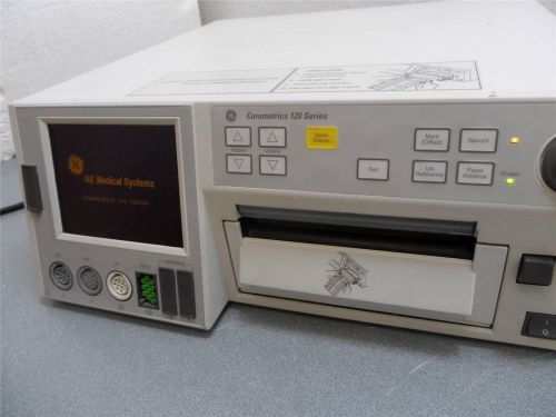 GE Corometrics 120 Series Maternal/Fetal Monitor GE Medical Systems