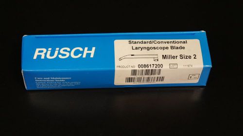 Rusch 008617200 standard/conventional miller 2 laryngoscope blade for sale