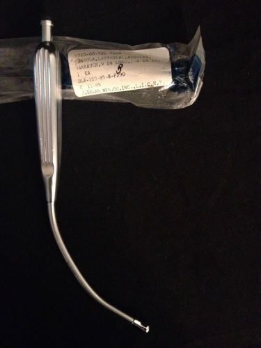 SKLAR Angular Cannula 9&#034; Long Laryngeal Yankauer 1/4&#034; Diameter