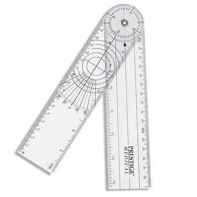 GONIOMETER RULER Measures 360 degree, Spinal # 47 Prestige Medical