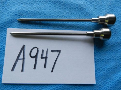 Dyonics Arthroscopy Arthroscopic 4.5mm Conical Tip Obturator &amp; Trocar 1992 1995