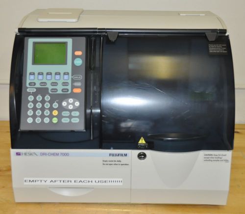 HESKA FUJIFILM DRI-CHEM 7000 VETERINARY CHEMISTRY BLOOD ANALYZER HIGH VOLUME