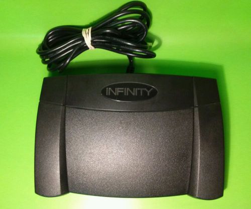 Infinity in-usb-2 wired usb transcript foot pedal switch only!! for sale