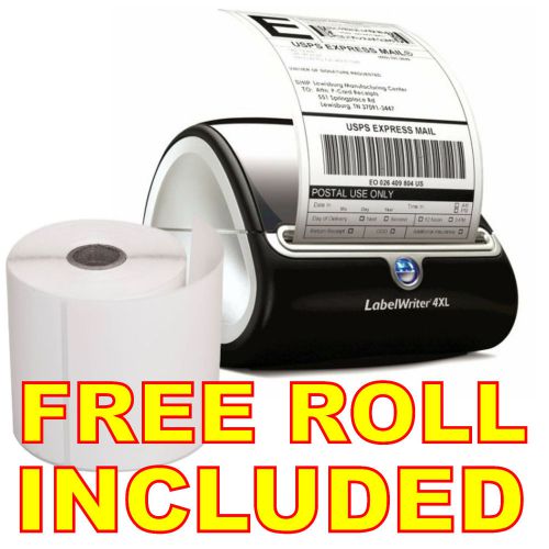 New Dymo LabelWriter 4XL Thermal Label Printer -1755120 + 1 FREE ROLL