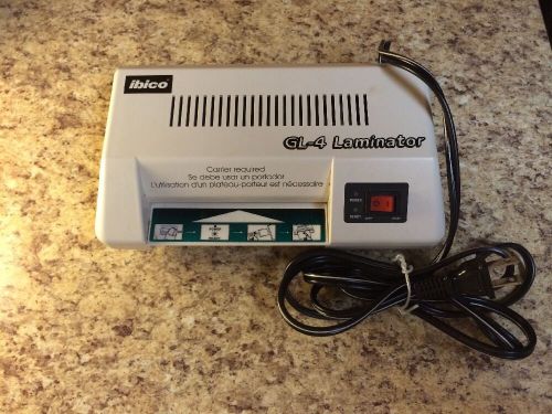 Ibico GL-4 Laminator - 4&#034; Laminator GREAT CONDITION With Accessories