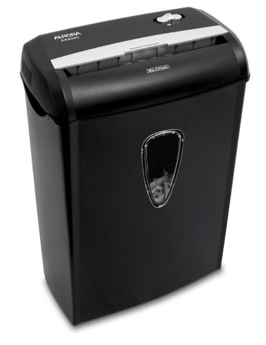 Aurora AS890C 8-Sheet Cross-Cut Paper/Credit Card Shredder with Basket, New