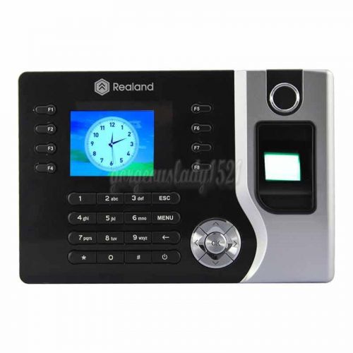 New Biometric Fingerprint Attendance Time Clock + ID Card Reader + TCP/IP +USB