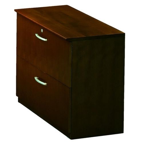 MLNVLFMAH 2-Drawer Lateral File, 36&#034;x19&#034;x29-1/2&#034;, Mahogany