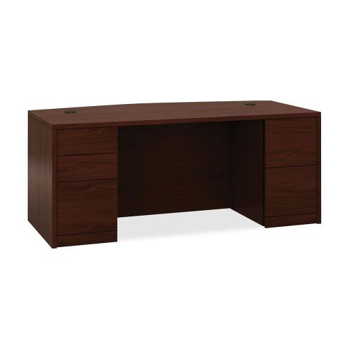 The hon company hon105899nn 10500 series wood mahogany laminate office desking for sale