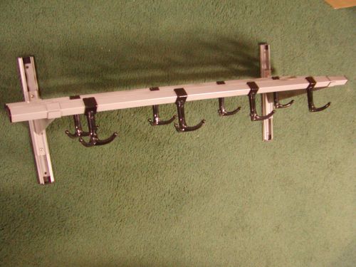 Heavy duty industrial coat rack/shelf, hat for sale