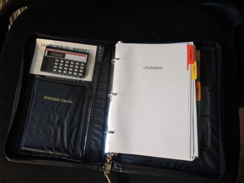 Classic Planner Binder w/ full Zipper &amp; Bonus Pages