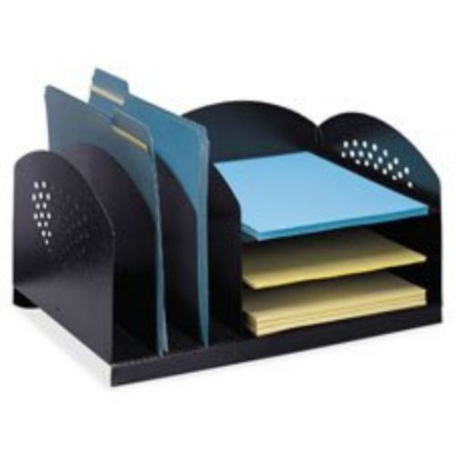 Safco Products Company SAF3167BL Steel Desk Organizer- 16-.25in.x11-.25in.x8-.25