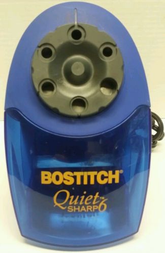 STANLEY BOSTITCH QUIET SHARP 6 ELECTRIC PENCIL SHARPENER WORKS