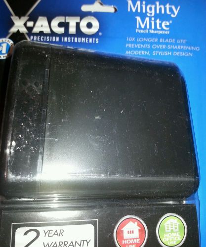 New electric pencil sharpener mighty mite x acto black