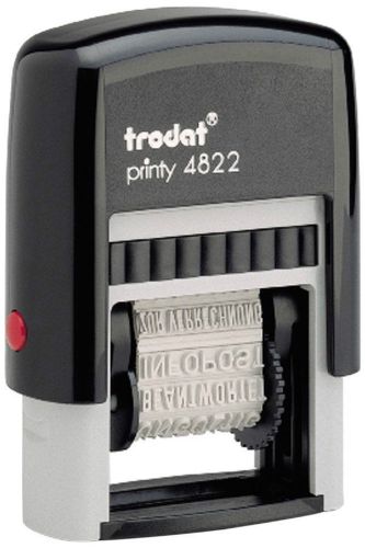 BNIB Trodat 4822 Multi-Word Band Stamp 12 Words