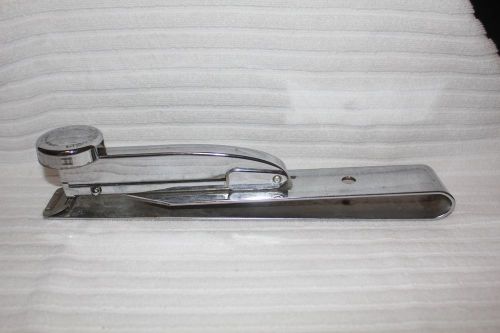 MONARCH RARE 13 INCH LONG CHROME STAPLER VINTAGE