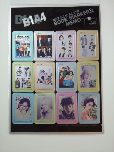 B1A4 book marker &amp; memo