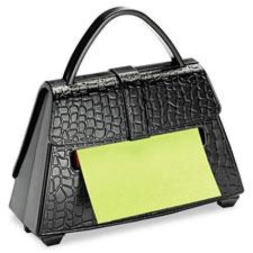 Post-it Fun Pop Up Note Dispenser Black Purse