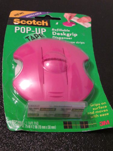 1 pack 3m Scotch Pop up Tape Dispenser refillable grey