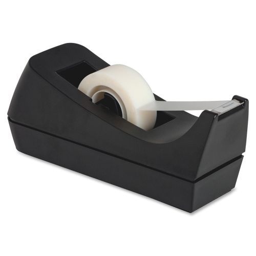 LOT OF 6 Business Source Desktop Tape Dispenser - 1&#034; Core- Plastic - Black