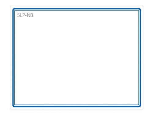 Seiko Instruments - Labels - 2.13 in x 2.75 in 160 pcs. - for Smart Label SLP-NB