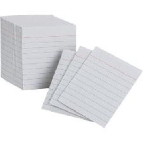 Ampad Oxford Mini Index Cards White 200ct