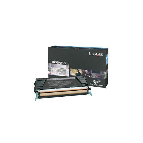 Lexmark - bpd supplies c736h2kg black high yield toner cart for for sale