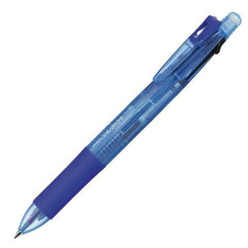 Zebra sj3 sarasa 3+s 0.5mm 3 color multi pen 0.5mm and pencil 0.5mm blue body for sale